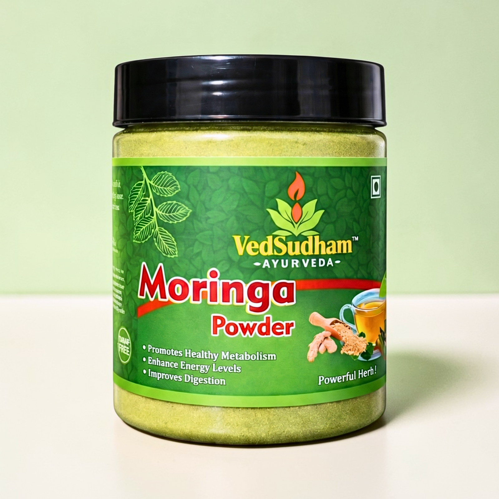 Moringa Powder - 300g, Essential Nutrition Rich In Vitamins & Minerals