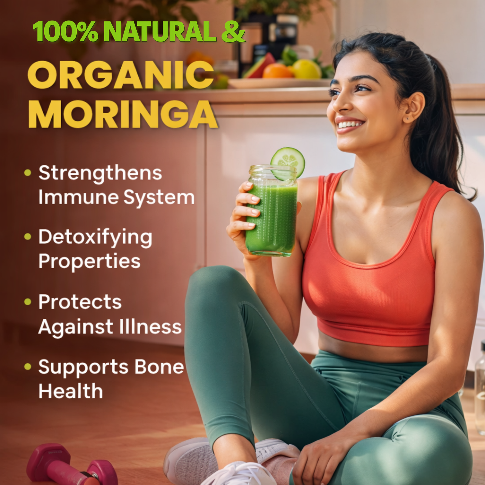 VedSudham Moringa Powder – 100g - Image 3