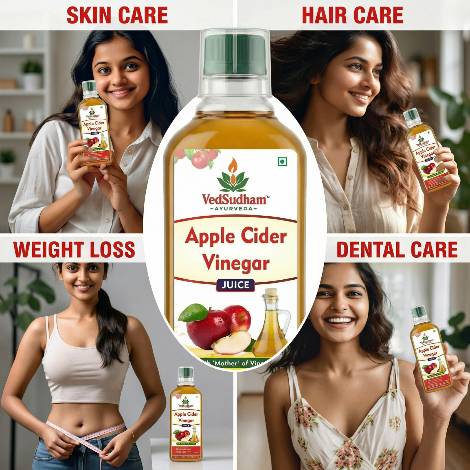 Apple Cider Vinegar with Mother | Raw & Unfiltered | 500 ml - Image 3