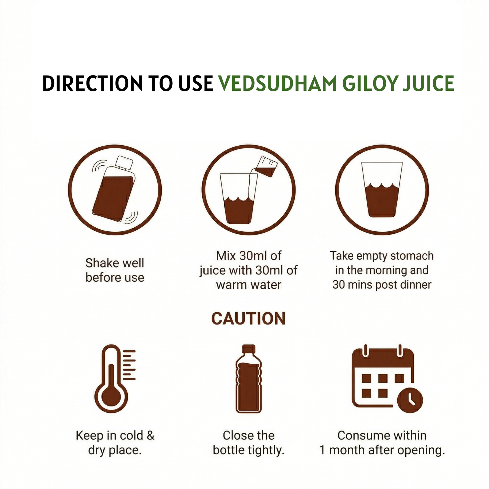 VedSudham Ayurveda Giloy Juice | 500 ml - Image 4